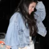 Selena Gomez Oversized Denim Jacket