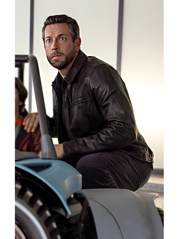 Spy Kids Armageddon Zachary Levi Leather Jacket