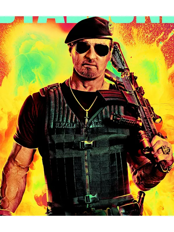 The Expendables 4 Barney Ross Black Vest