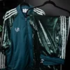 ADIDAS KORN GREEN SEQUIN TRACK JACKET