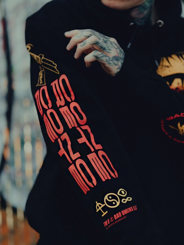 Bad Omens Black Pullover Hoodie