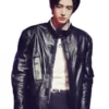 Black Leather Sunghoon Jacket