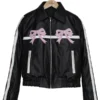 Diddi Moda Bow Leather Jacket