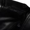 Handmade Fashion Black Leather Jacket