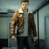 Marvel Spider-Man 2 Peter Parker Brown Leather Jacket