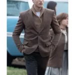 Priscilla 2023 Jacob Elordi Brown Blazer