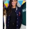 Robert Clack Meghan Markle Blue and White Jacket