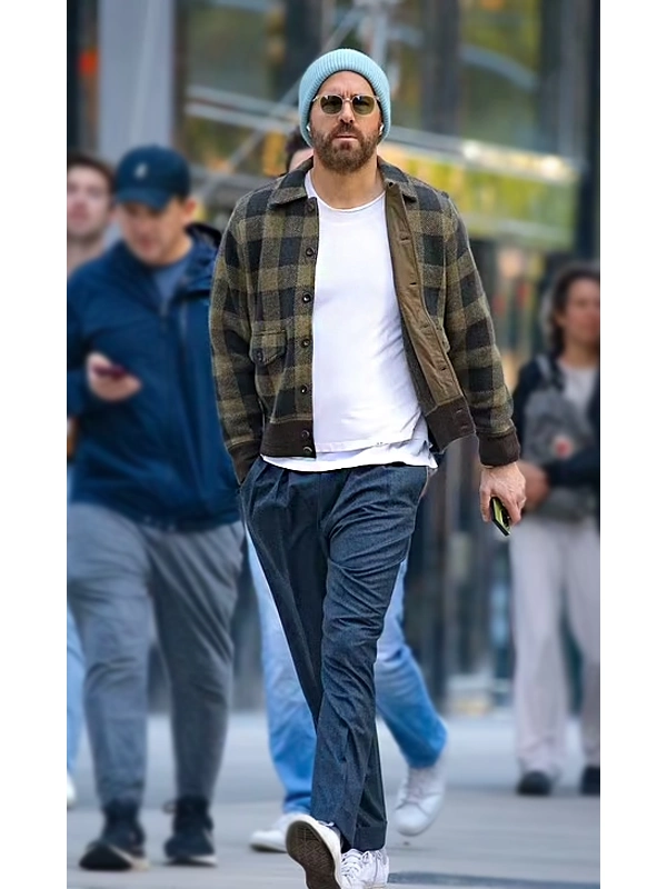 Ryan Reynolds Checked Jacket