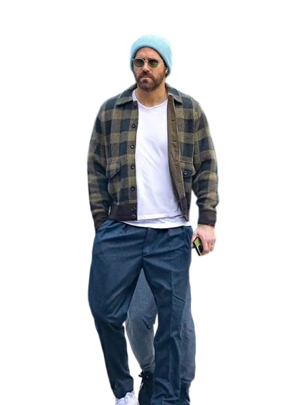 Ryan Reynolds Checkered Jacket