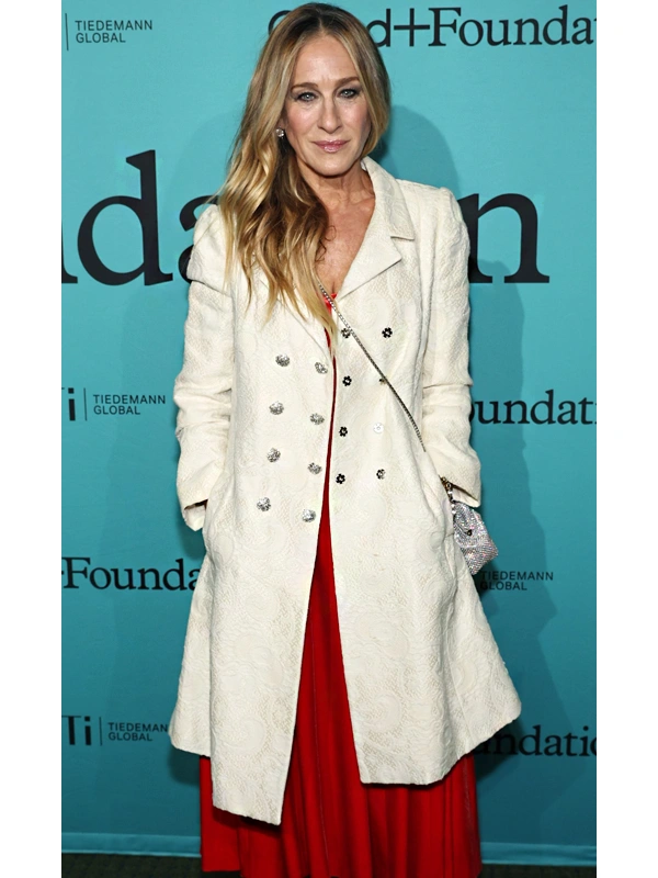 Sarah Jessica Parker White Coat