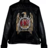 Slayer Black Leather Jacket For Men