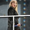 Taylor Swift Black Sequin Blazer