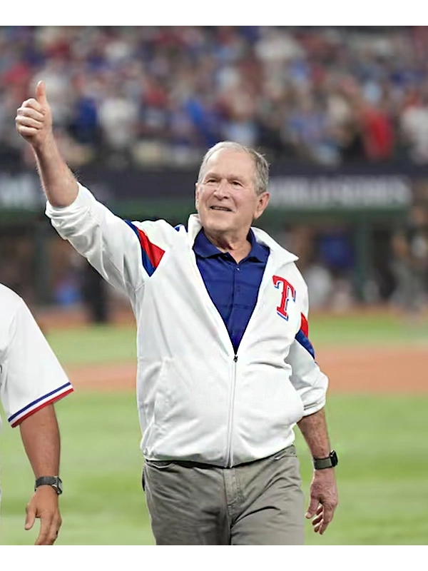 Texas Rangers Jacket George W Bush