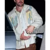 Travis Kelce Jil Sander Cream Jacket