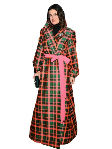 Wicked Idina Menzel Plaid Coat