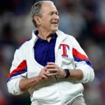 World Series Texas Rangers George W Bush Jacket