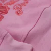 pink palm puff oversized hoodie