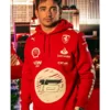 2023 F1 Las Vegas GP Charles Leclerc Red Hoodie