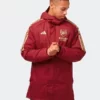 Arsenal Red Parka Jacket