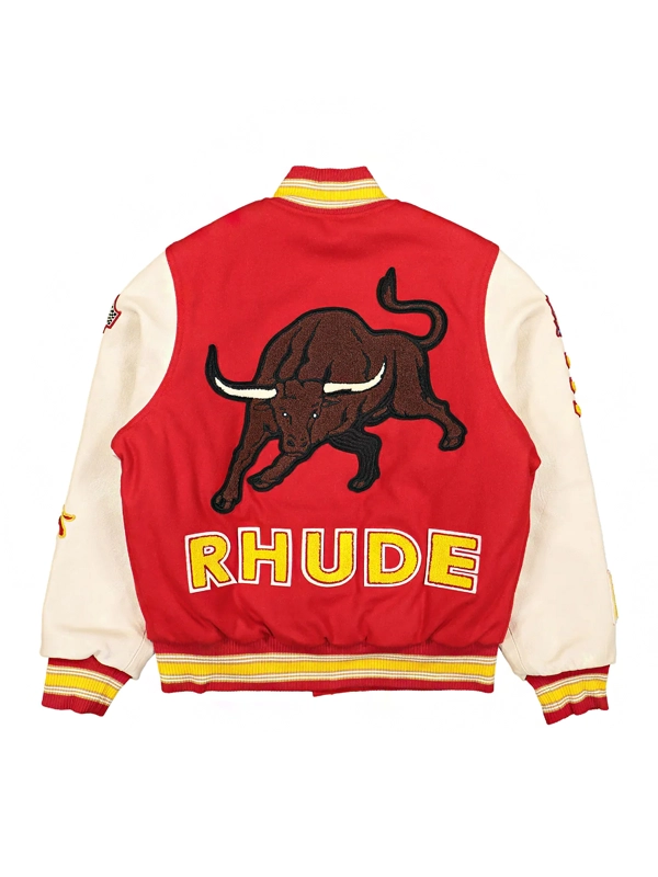 Bull Market Rhude Varsity Jacket