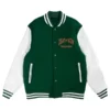 Death Row Green Paisley Varsity Jacket