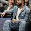 Drake Giali 21C JK Padded Denim Maotorcycle Jacket