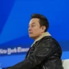 Elon Musk Leather Shearling Jacket