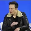 Elon Musk Shearling Collar Jacket