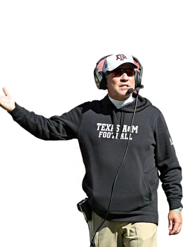 Jimbo Fisher Texas A&M Football Black Hoodie