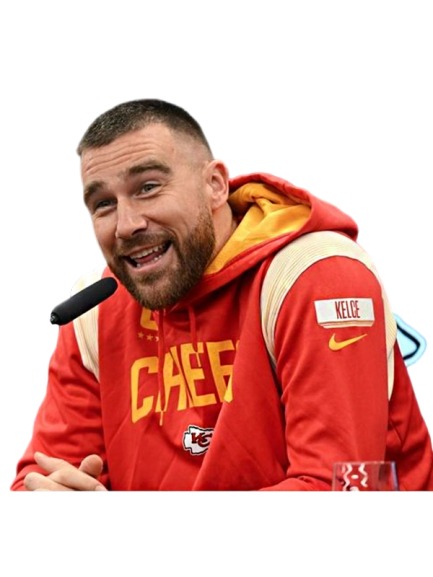 Travis Kelce Denim Jacket For Sale - Jackets Junction