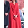 Kate Middleton Red Scarlet Catherine Walker Cape Coat