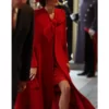 Kate Middleton Red Scarlet Catherine Walker Coat