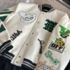 Lebron James Off White Kings Letterman Varsity Jacket