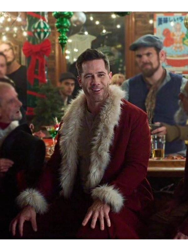 Luke Macfarlane Catch Me If You Claus 2023 Santa Coat