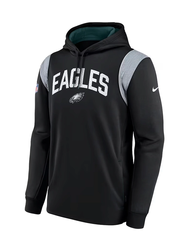 Philadelphia Eagles Sideline Black Hoodie Jackets Junction