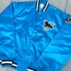 NHL San Jose Sharks Blue Starter Bomber Jacket