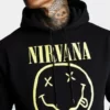 Oversized Nirvana Printed Hoodie