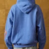 Peace And Love Blue Hoodie