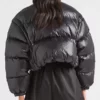 Prada Black Cropped Puffer Jacket