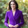 Princess of Wales Kate Middleton Purple Suit