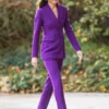 Purple Suit Kate Middleton