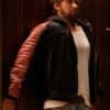 RYAN GOSLING THE FALL GUY BLACK LEATHER JACKET