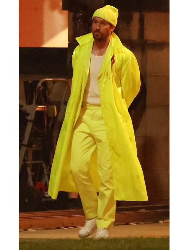 Ryan Gosling The Fall Guy Yellow Long Coat