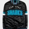 San Jose Sharks Black Varsity Jacket