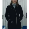 Shoresy S02 Tasya Teles Black Coat