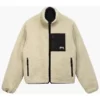 Stussy 8 Ball White Sherpa Jacket