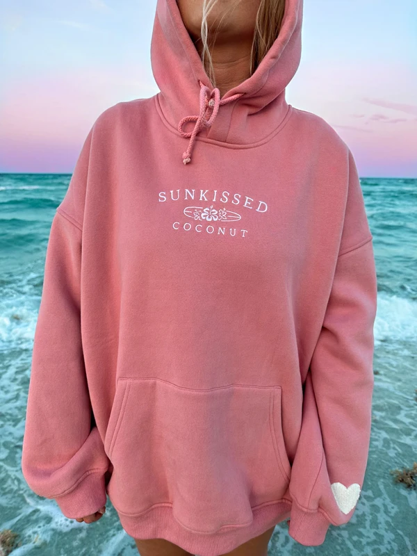 Sunkissed Coconut Pink Hoodie