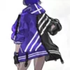 Takken 8 Reina Mishima Purple and Black Bomber Jacket