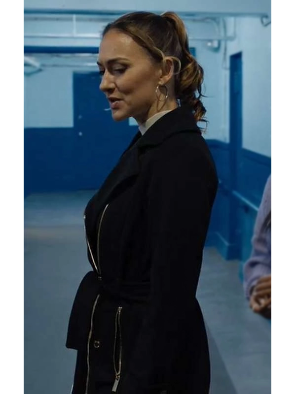 Tasya Teles Shoresy S02 Black Coat