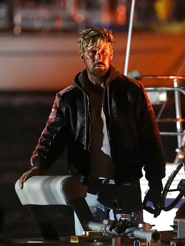 The Fall Guy Ryan Gosling Black Bomber Jacket